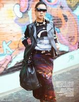 组图：吉克隽逸最新大片曝光 薄纱长裙秀美腿