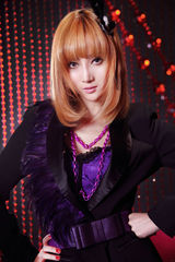 高清组图：Lotte Girls加紧训练积极备战上海世博会