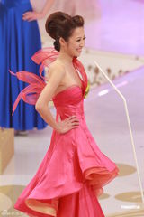 组图：2012港姐竞选现场 10位佳丽礼服亮相