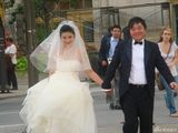 独家图：黄奕结婚照片曝光 夫妻徜徉芝加哥街头