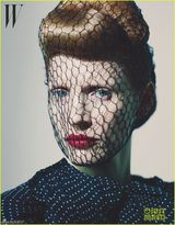 组图：杰西卡-查斯坦最新写真 变身复古妖艳女郎