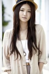 组图：傅晶初夏写真演绎温婉清新森女