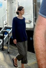 组图：《歌曲改变人生》片场 奈特莉走朴素范