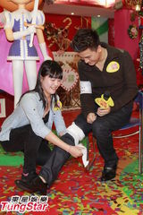 组图：马国明直言无拍拖热情 出席活动献唱