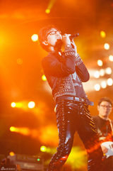 组图：汪峰成都激情开唱 歌迷起哄喊章子怡