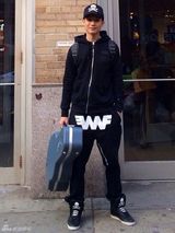 组图：陈楚生美国游学充电 享休闲时光