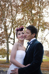 独家高清图：杨千嬅浪漫婚纱故事 巴黎享受每一点爱