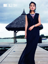 组图：马苏封面大片曝光 曼妙身姿情越海岸线