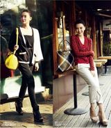 组图：莫小棋拍时尚休闲写真清新靓丽个性十足