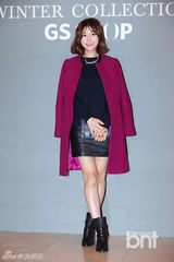 组图：TEENTOP金娜英等亮相品牌冬季时装展