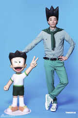 组图：何韵诗余文乐等COSPLAY《多啦A梦》动画