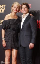 幻灯图：克鲁斯西班牙秀恩爱 迪亚兹火爆身材成焦点