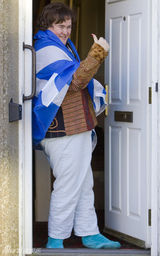 幻灯图集：苏珊大妈扬旗庆祝苏格兰圣安德鲁日