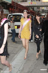 组图：应届亚姐出席颁奖礼 冠军冯雪冰想在港定居