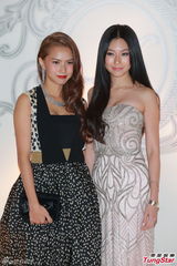 组图：汪圆圆婚礼甜蜜长吻 吴君如李嘉欣等到场