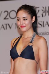 组图：亚洲小姐选拔深圳面试 选手身段招数各异