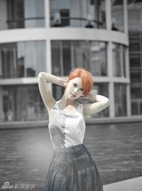 组图：杨丞琳写真化身温柔天使 薄纱隐秀美肩