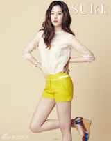 组图：韩国女艺人吴妍书春季服饰写真照