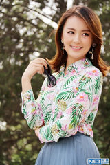 组图：毛林林拍摄唯美写真 长篇剧集近期将播