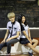 高清图：EXO-K金有贞校服广告花絮照清新阳光