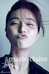 高清图：范冰冰登《嘉人》封面 帅气裸妆气质迷人