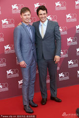 组图：《神之子》发布会 詹姆斯与斯科特拼帅气