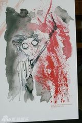 幻灯图：蒂姆-伯顿手绘草图亮相戛纳 囊括经典