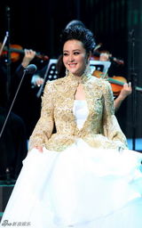 组图：周旋开独唱音乐会 梅葆玖李亚鹏捧场