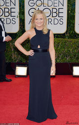 组图：典礼主持人蒂娜-菲&艾米-波勒知性气质