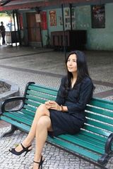 组图：杨童舒百年澳门旅行写真花絮