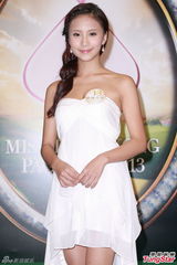 组图：候选港姐20强拉票会 王祖蓝曝牙缝有菜渣