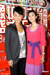 高清图：林峰蒙嘉慧出席时尚活动男俊女靓