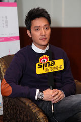 组图：新浪娱乐对话《好好的》冯绍峰倪妮