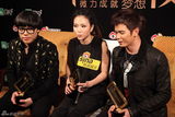 组图：李琦毕夏 张 恒 远 接受微博之夜专访