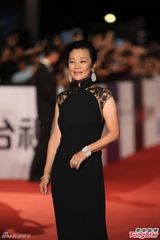 组图：张艾嘉黑色旗袍亮相红毯优雅干练