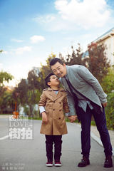 明星爱街拍：郭涛与石头 爸爸去哪儿？去街拍！