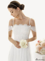 组图：超模芭芭拉唯美婚纱写真 典雅纯净秀美背