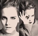 组图：艾玛-沃特森登《ELLE》封面 短发俏丽