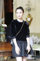 组图：米兰时装周开幕 宋佳出席品牌预览会