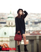 高清图：韩星李珉廷布拉格拍写真造型神秘诱惑