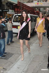 组图：应届亚姐出席颁奖礼 冠军冯雪冰想在港定居