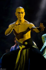 组图：《太极图》秀出东方韵 冯小刚李玉刚观演