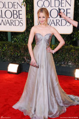 高清组图：戴安娜-艾格伦飘逸长裙好似花仙子