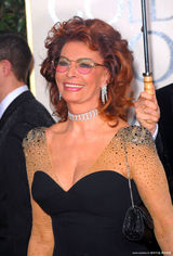 高清组图：第67届金球奖红毯 索菲娅-罗兰风韵犹存