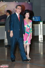 组图：晶刚香港婚宴 香港前政务司司长唐英年出席