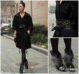 组图：明星爱街拍第六期之冬日搭配 大衣VS毛衣