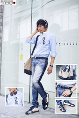 明星爱街拍39期：白衬衣领衔浪漫混搭风