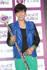 组图：罗志祥微电影创佳绩 心情好出席庆功会