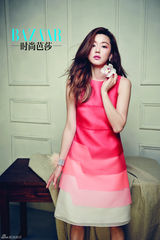 高清组图：全智贤拍时尚大片秀长腿 展女神气质