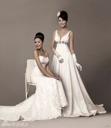 幻灯：双面娇娃戴娇倩 大片演绎复古婚纱风情